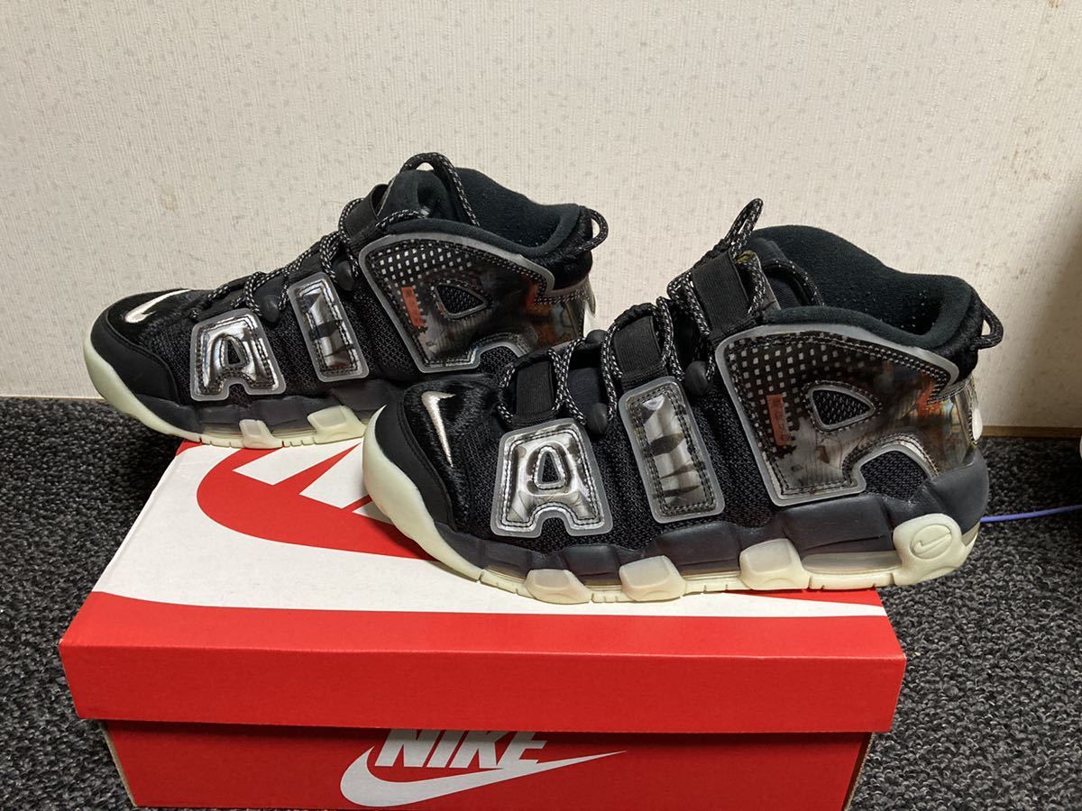 最終値下げ】NIKE AIR MORE UP TEMPO 96 歌川国芳 相馬の古内裏 黒 