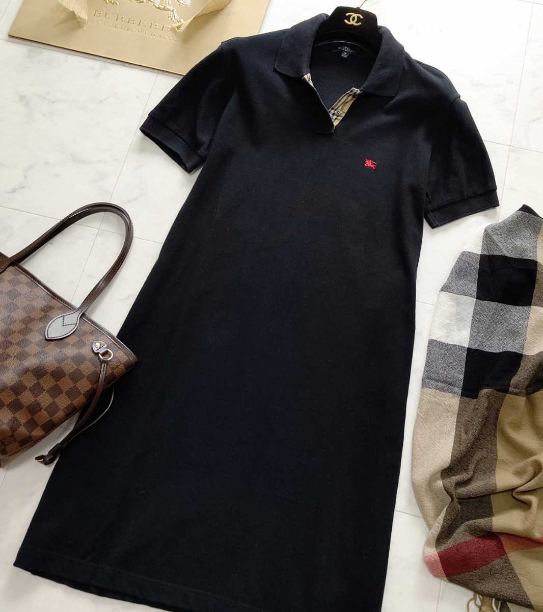 美品 BURBERRY バーバリーロンドン ポロシャツワンピース ワンピース