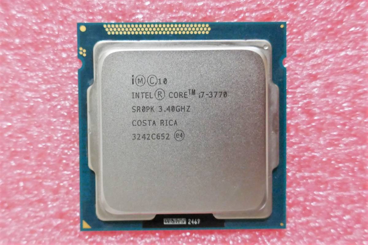 Core Intel i7-3770 SR0PK LGA1155 3.40GHz CPU i7 0 動作確認済 ⁄ |