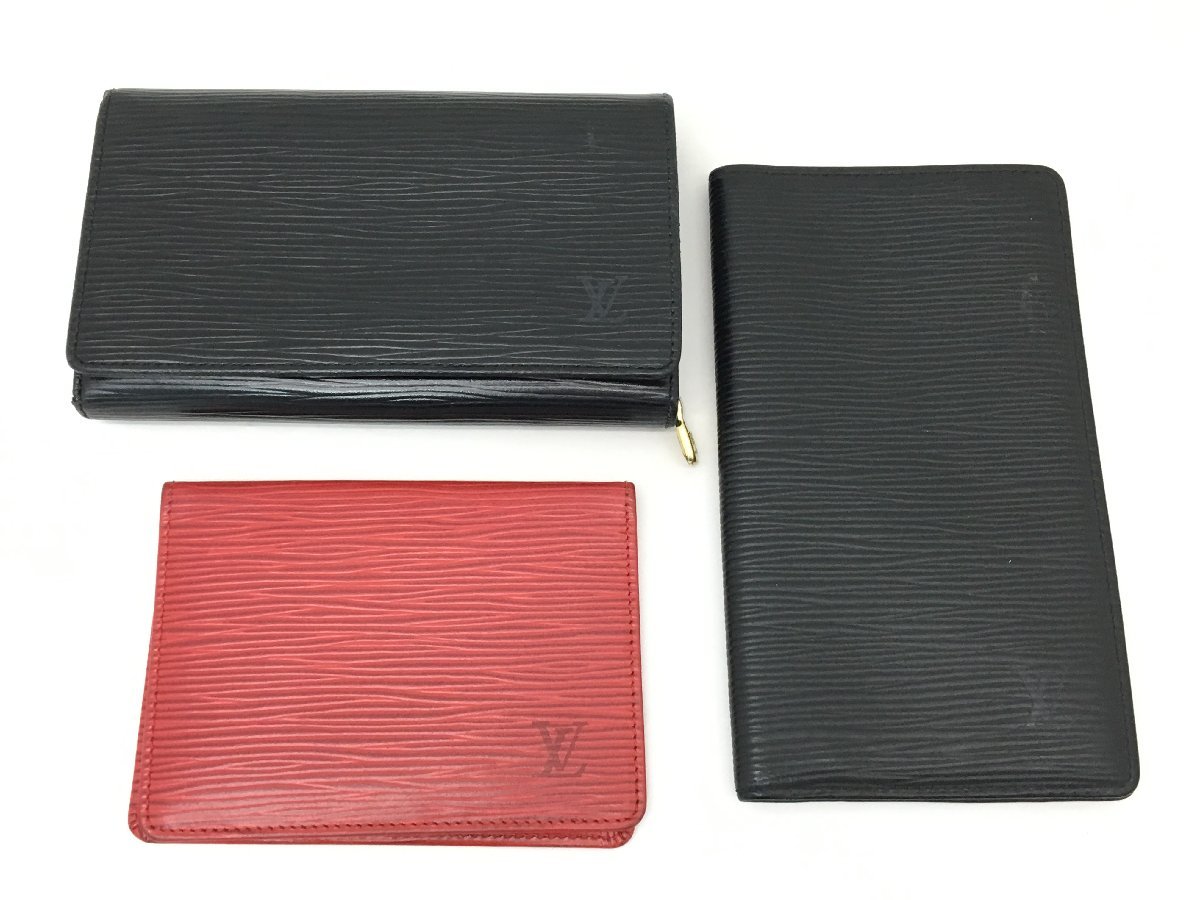 Louis Vuitton エピ ブラック系 レッド系 長財布 パスケース 他 まとめ