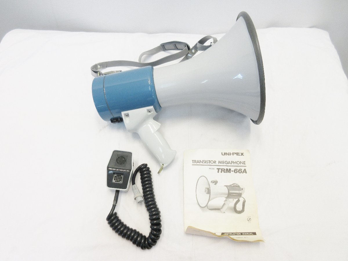 ☆1000円スタート☆ 拡声器 UNI-PEX ユニペックス TRM-66A / 単二