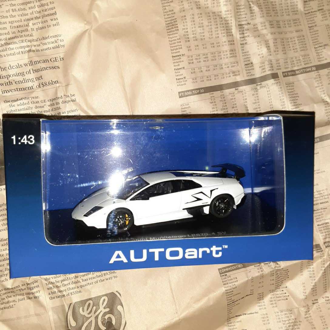 人気，HOT AUTOart 1/43 ランボルギーニ ムルシエラゴ ホワイト(乗用車)｜売買されたオークション情報、yahooの商品情報をアーカイブ公開 - オークファン 乗用車