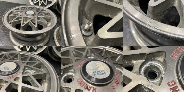 旧車ホイール HEROES RACING ヒーローズレーシング 社外ホイール 10 