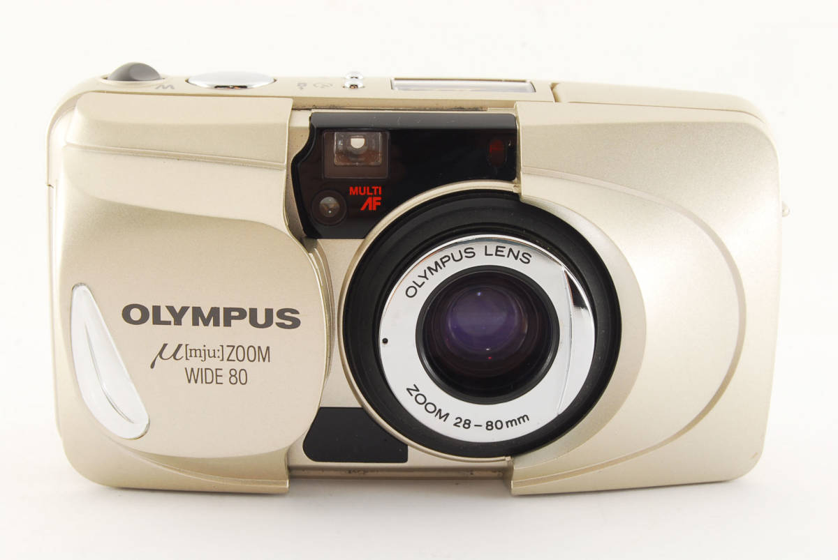 ☆動作確認済☆OLYMPUS ミュー μ [mju:] ZOOM WIDE 80 オリンパス 