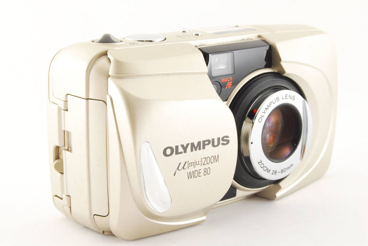 ☆動作確認済☆OLYMPUS ミュー μ [mju:] ZOOM WIDE 80 オリンパス 