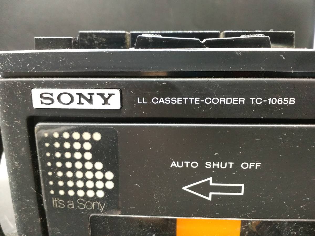 SONY ☆ - 古いSONYのカセットレコーダー2台（TC-1065,TC-1250が直り