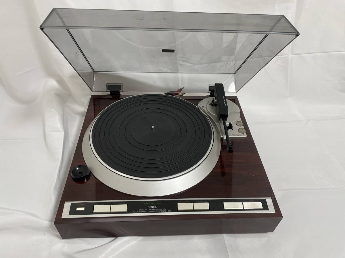 美品】DENON DP-37F フルオートレコードプレーヤー クォーツ 美品】DENON DP-37F フルオートレコードプレーヤー クォーツ