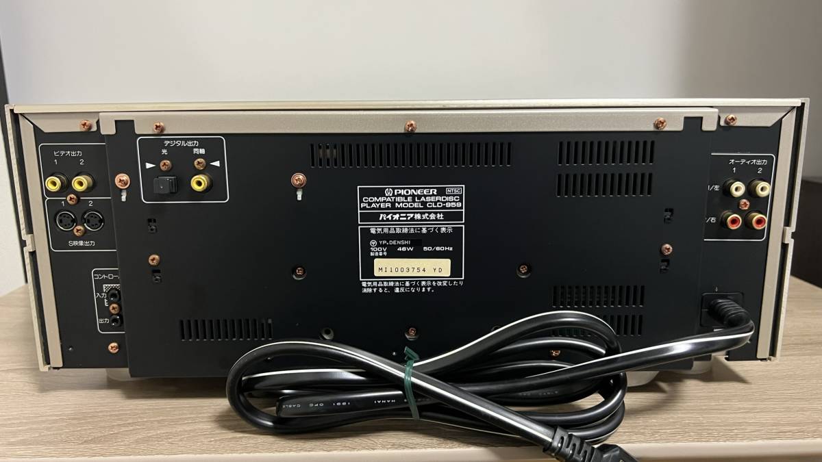 美品 動作良好 PIONEER CD LDプレーヤー CLD-959 レーザーディスク プレーヤー_3