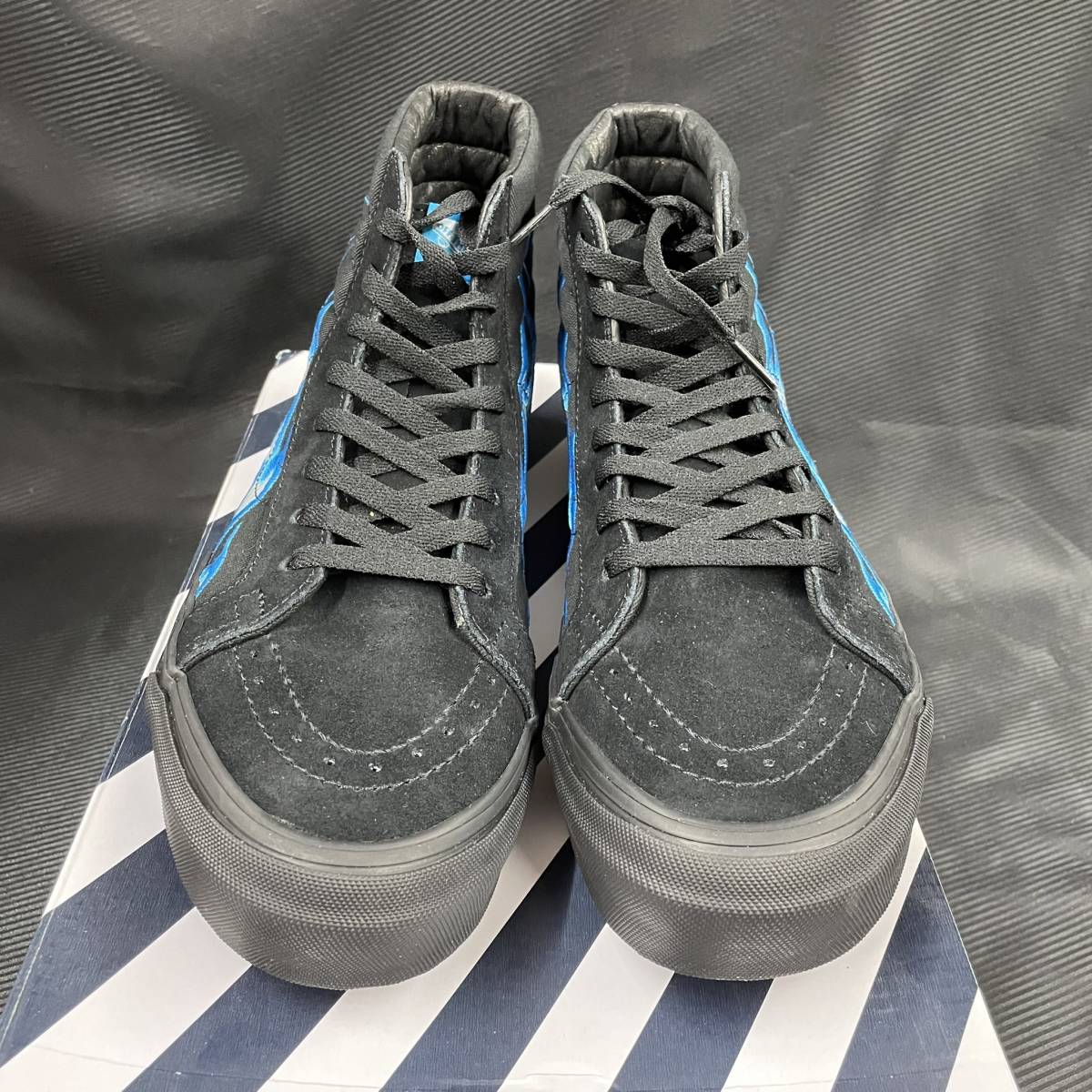 VANS WTAPS Sk8-Hi Blue Flame 27.5cm バンズ ダブルタップス スケート 