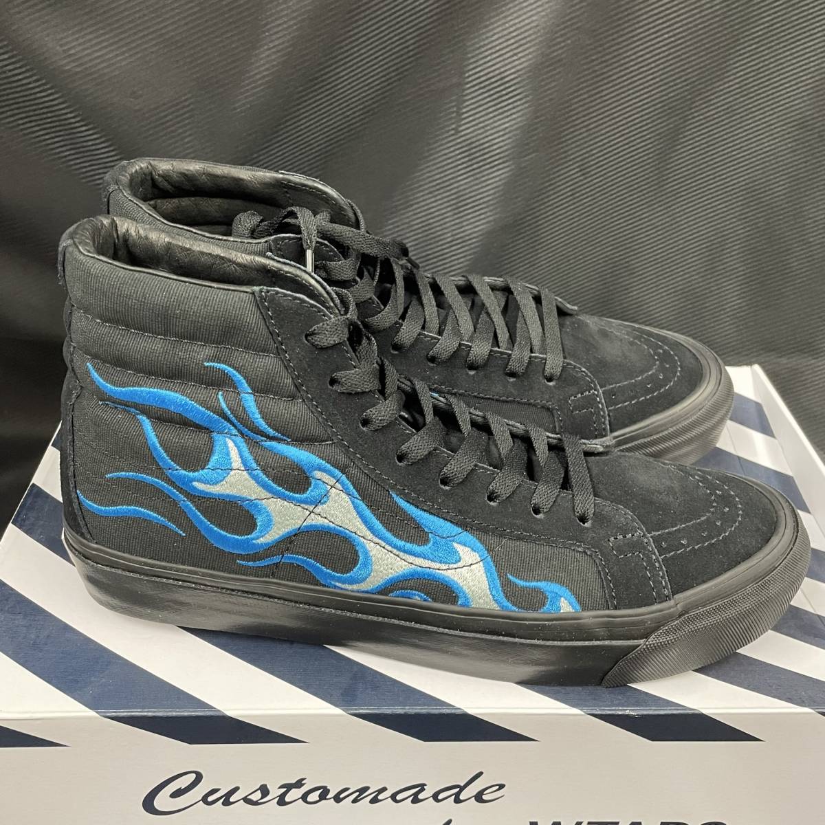 VANS WTAPS Sk8-Hi Blue Flame 27.5cm バンズ ダブルタップス スケート 