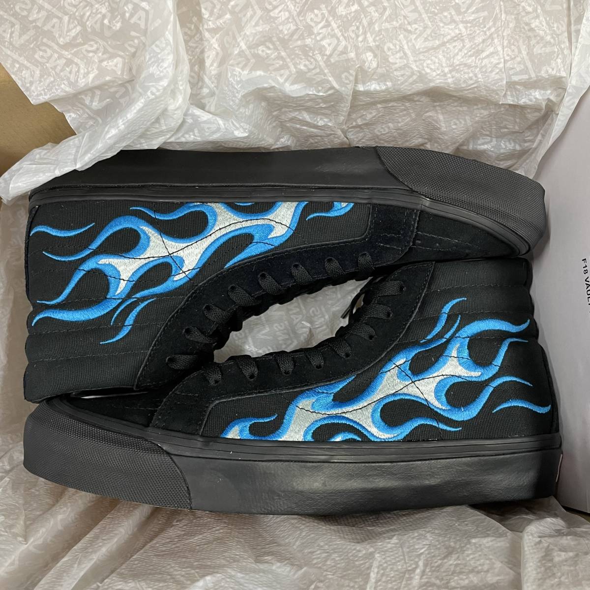 VANS WTAPS Sk8-Hi Blue Flame 27.5cm バンズ ダブルタップス スケート 