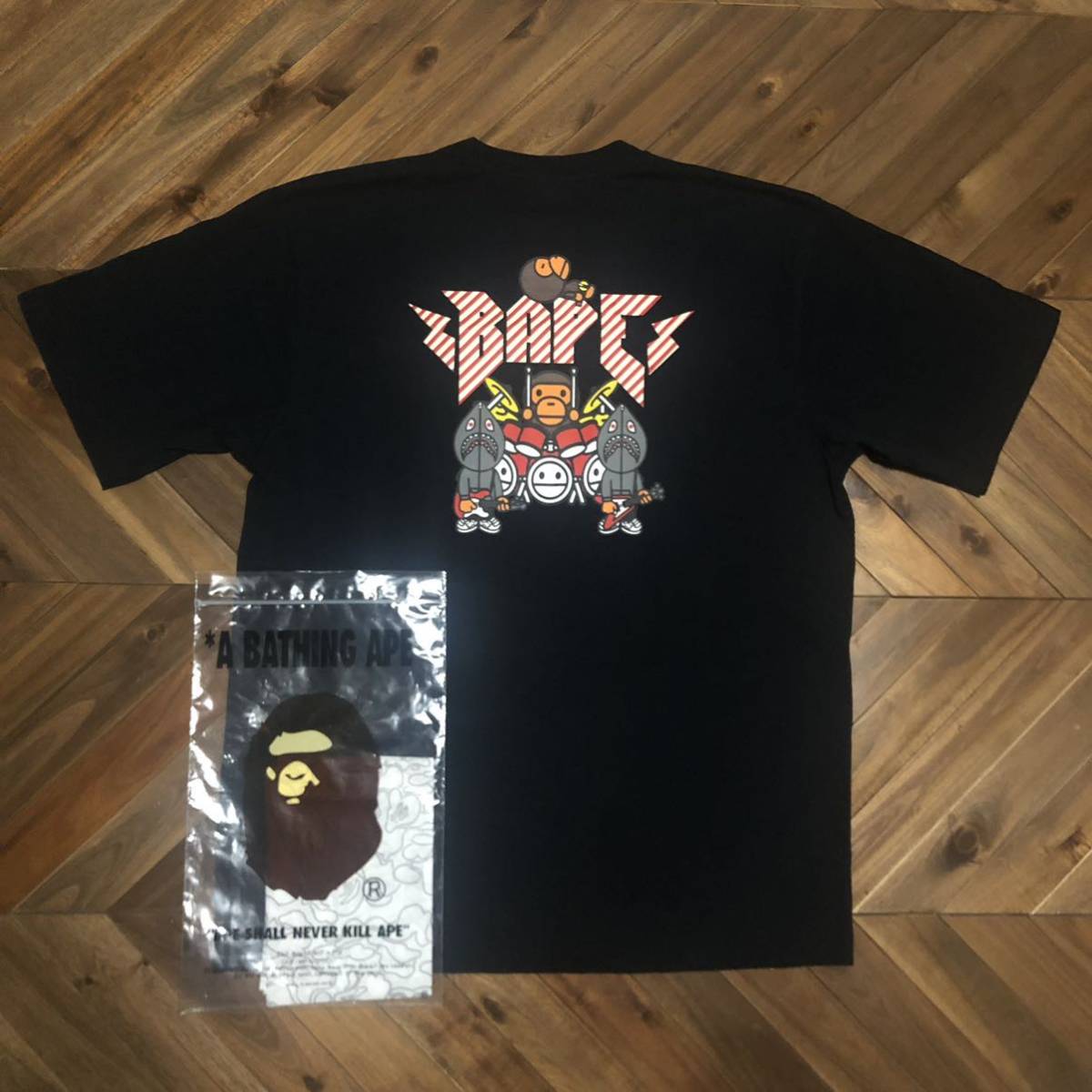 激安大特価，SALE baby mirock tee shark BAPE エイプ A BATHING APE XL Tシャツ マイロ(XLサイズ以上)｜売買されたオークション情報、yahooの商品情報をアーカイブ公開 - オークファン 男性用