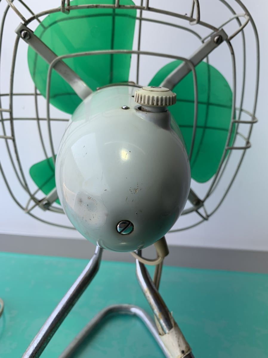□□昭和レトロ FUJI扇風機 FUJI SILENT FAN FDS 2557 25cm羽根 座敷扇