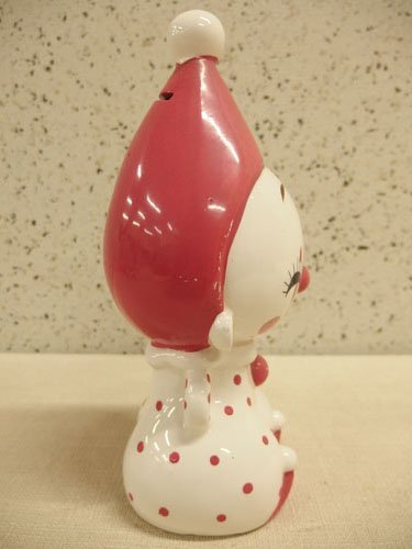 0620090w【昭和レトロ 内藤ルネ 陶器製 ピエロ 貯金箱】RUNE 陶器人形