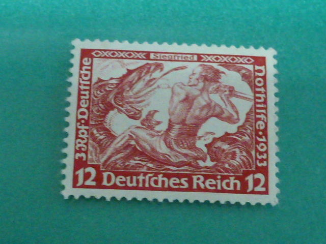 M-11 ドイツ　１９３３年　慈善切手　ワーグナー　ジークフリート　