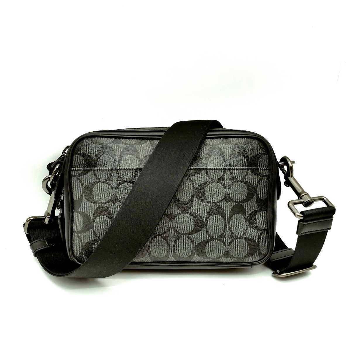 送料無料 超美品 COACH コーチ メンズ ショルダーバッグ グラハム