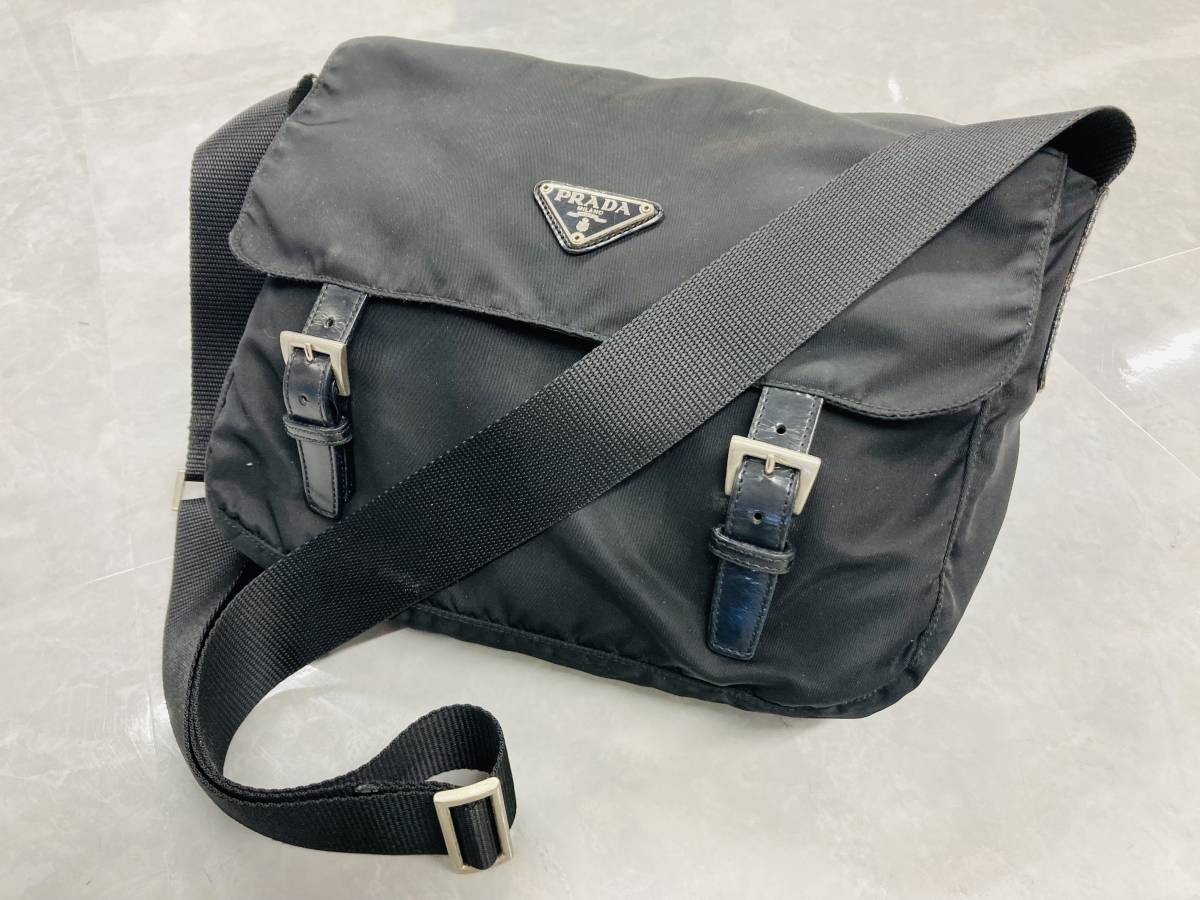 6 売り切り1円スタート♪ プラダ PRADA ショルダーバッグ