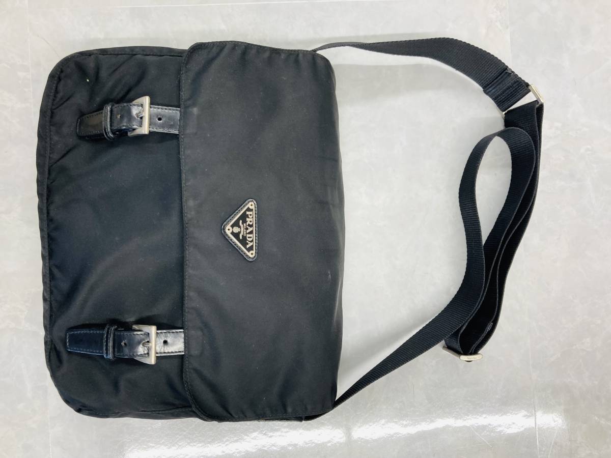 6 売り切り1円スタート♪ プラダ PRADA ショルダーバッグ