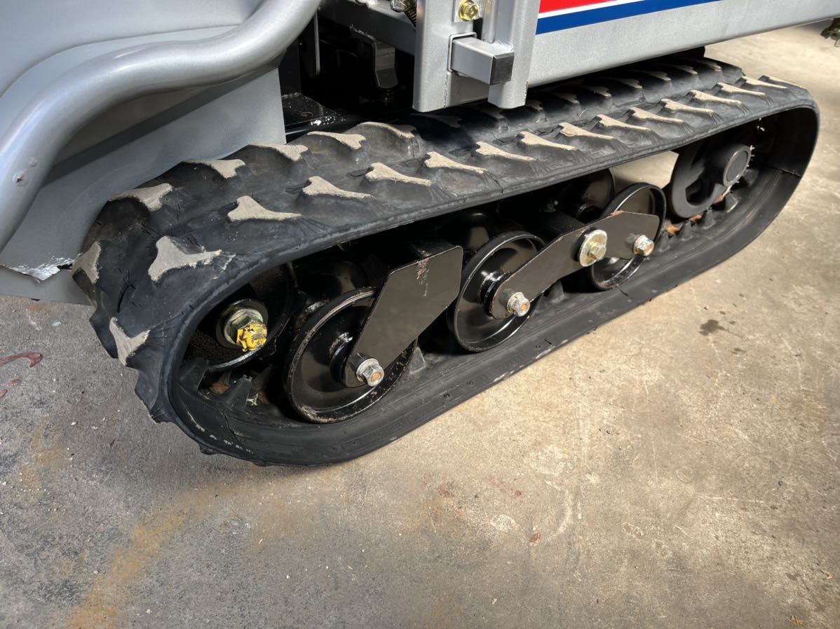 鹿児島発 ヤンマーガソリンエンジンクローラー運搬車MCG90 手動ダンプ