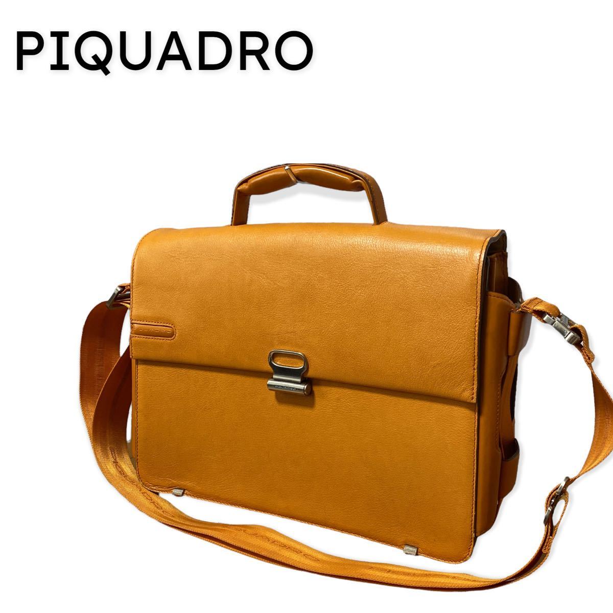 ピクアドロ Piquadro（ピクアドロ）本革トートバッグ 2Way イタリア製