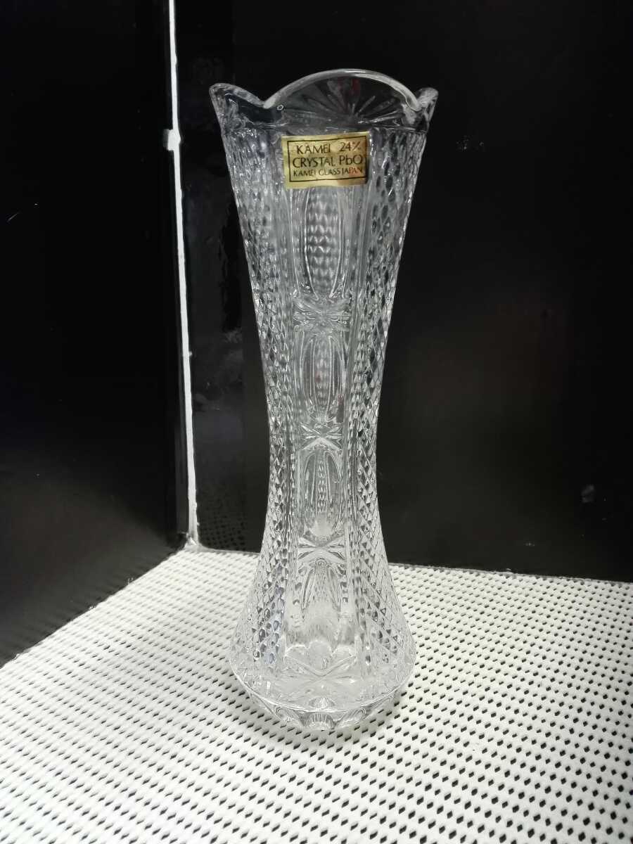 KAMEI 24％ クリスタル FRANCE クリスタルガラス CRISTAL pbo 花瓶