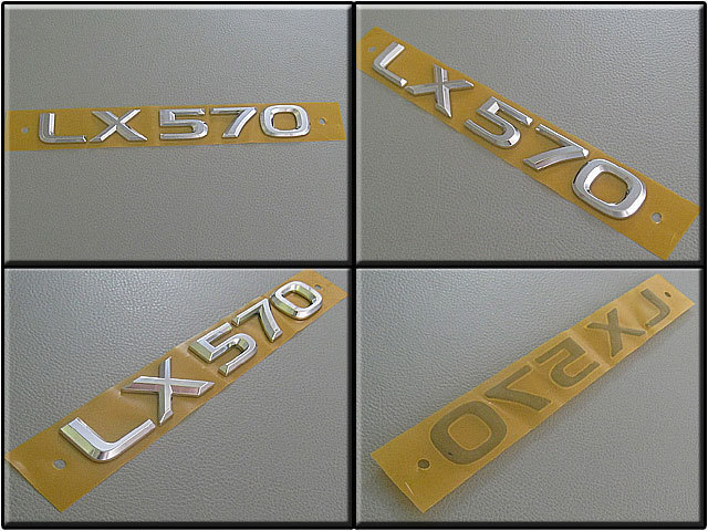 ご予約　　専用　文字マスコット LX570 レクサス 0 □トヨタ.ランドクルーザーJ200□米国レクサスLX570