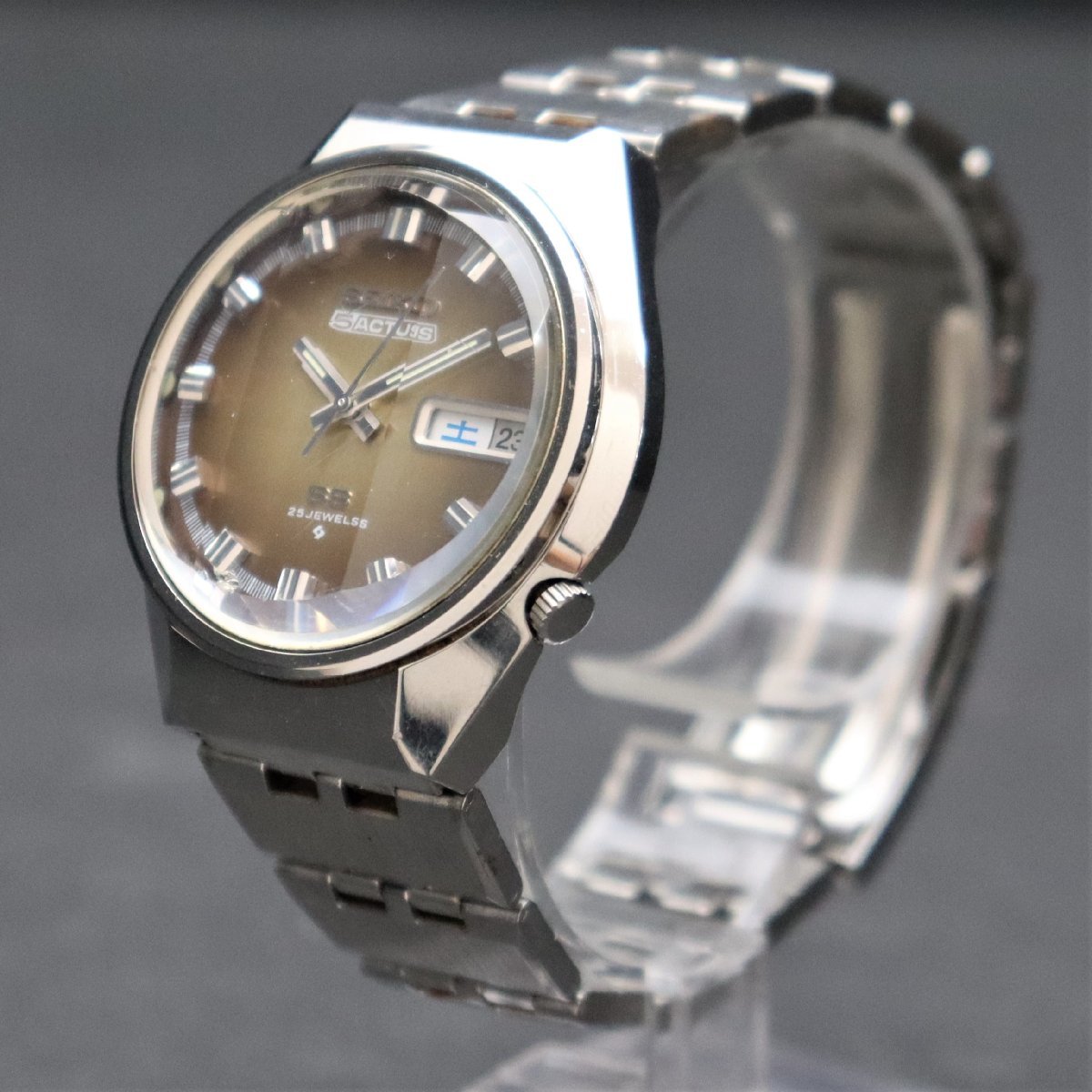 SEIKO 5ACTUS SS セイコーファイブアクタス 6106-7690 自動巻き 25石 
