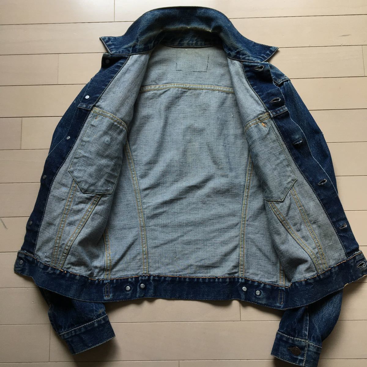 極上 濃紺 557XX ギャラ入 40-38 60年代 イエローステッチ 17刻印 ...