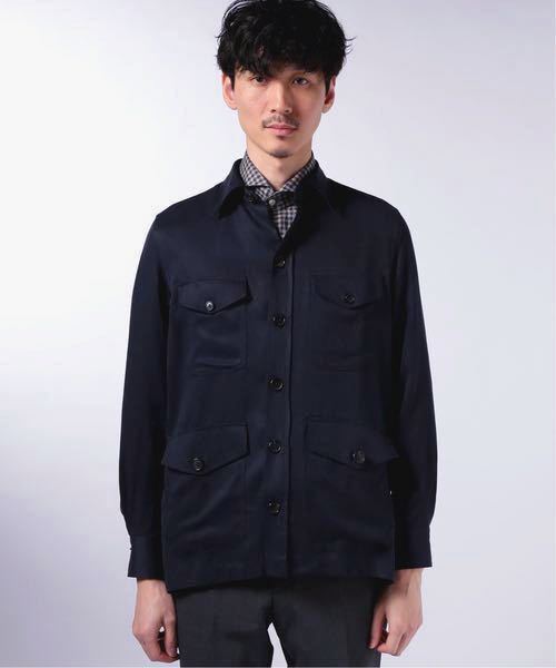 超 美品 希少 定価38500円 ERRICO FORMICOLA 19SS テンセル サファリ