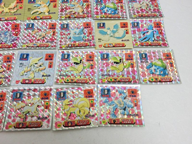 アマダ 最強シール列伝 ポケットモンスター ポケモン 34枚セット プラチナ ゴールド プリズム リザードン カメックス フリーザー 他 ポケットモンスター 売買されたオークション情報 Yahooの商品情報をアーカイブ公開 オークファン Aucfan Com