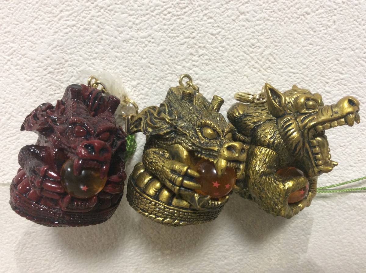 ドラゴンボール 一番くじ 根付 大猿 神龍 フィギュア ストラップ 3種  