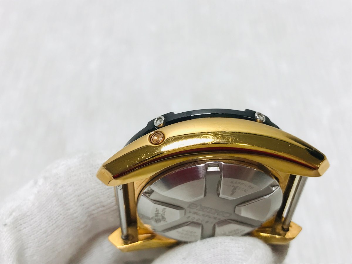 22-1688 ジャンク SEIKO 5D44-0AA0 VELATURA KINETIC セイコー 
