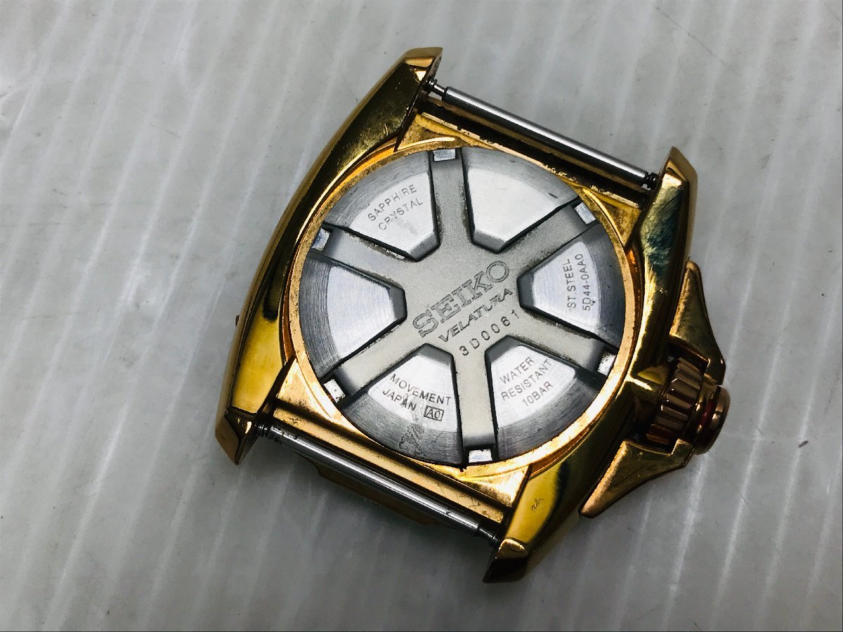 22-1688 ジャンク SEIKO 5D44-0AA0 VELATURA KINETIC セイコー 