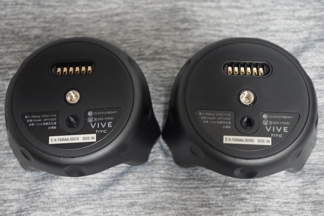 中古 送料無料 HTC Vive Tracker 2018 2個セット トラッカー VR 足 膝 