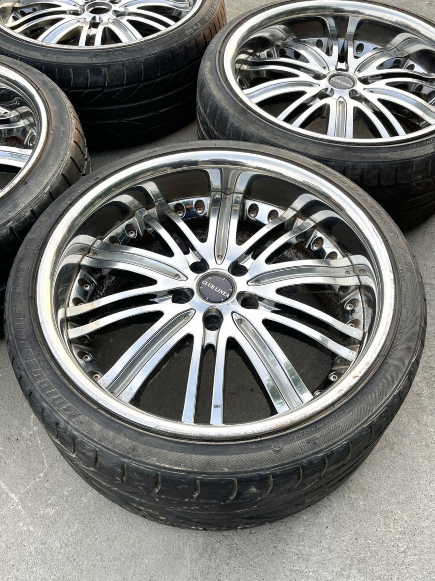 美品 深い CLUB LINEA クラブリネア 19インチ ホイール 8.5J 9.5J +25 