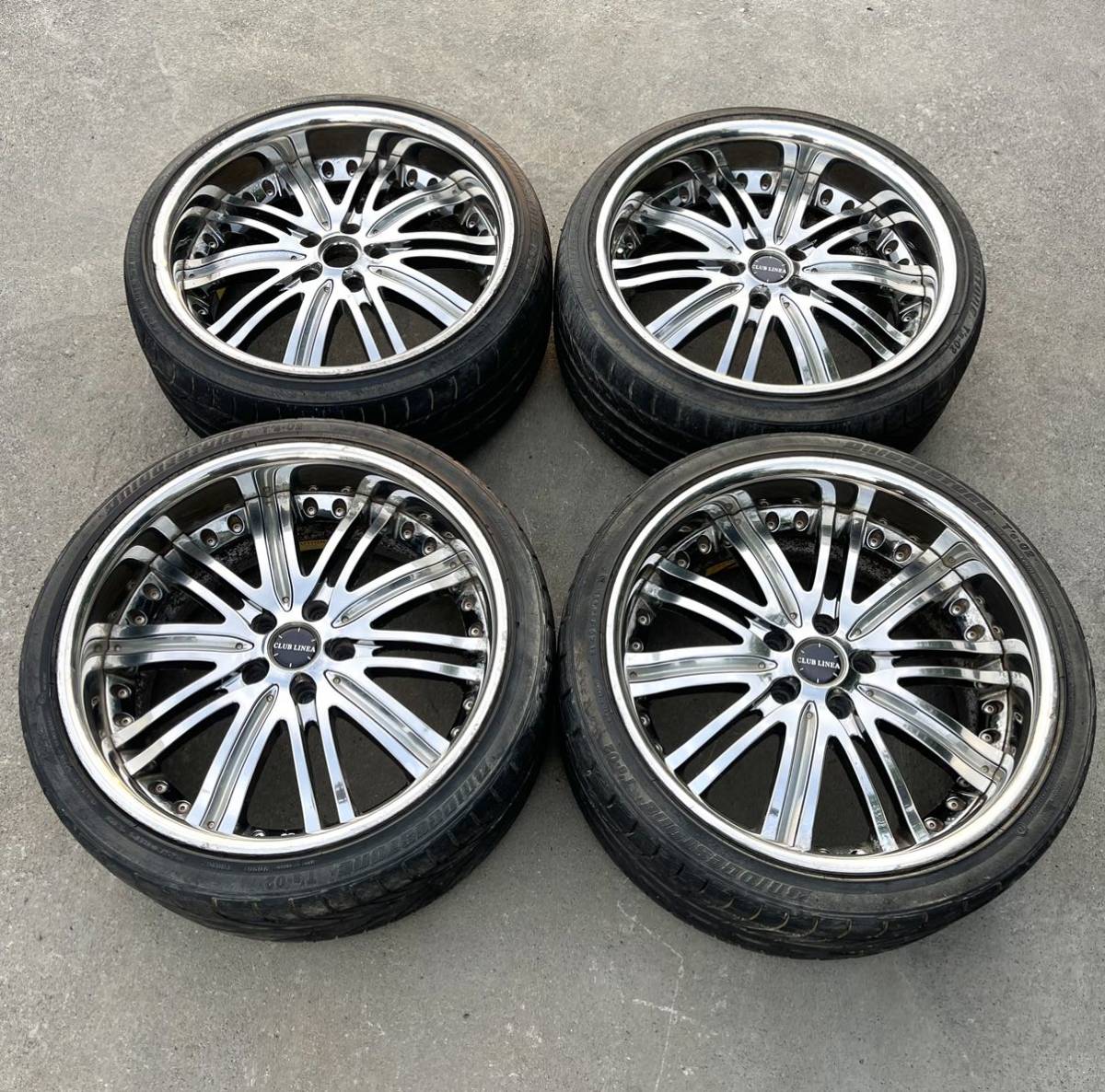 美品 深い CLUB LINEA クラブリネア 19インチ ホイール 8.5J 9.5J +25 