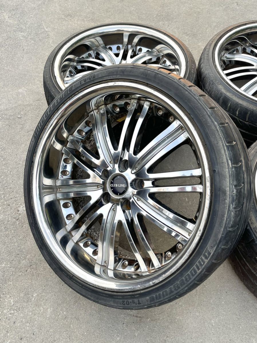 美品 深い CLUB LINEA クラブリネア 19インチ ホイール 8.5J 9.5J +25 