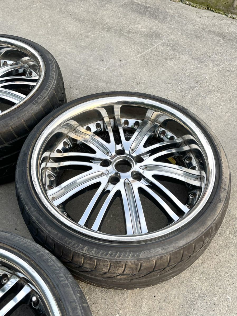 美品 深い CLUB LINEA クラブリネア 19インチ ホイール 8.5J 9.5J +25 