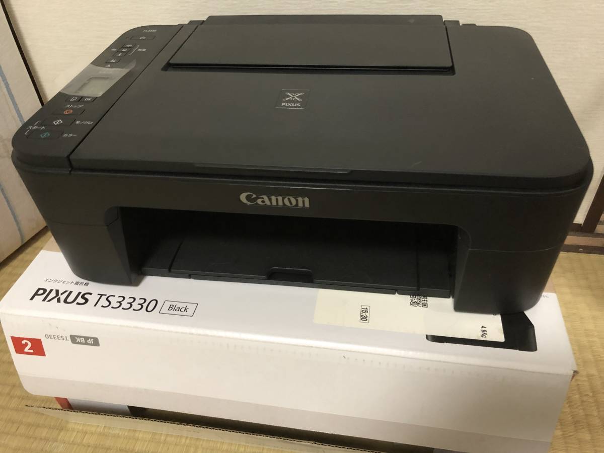 USED canon PIXUS TS3330 即納Canon PIXUS TS3330 BLACK ブラック 黒