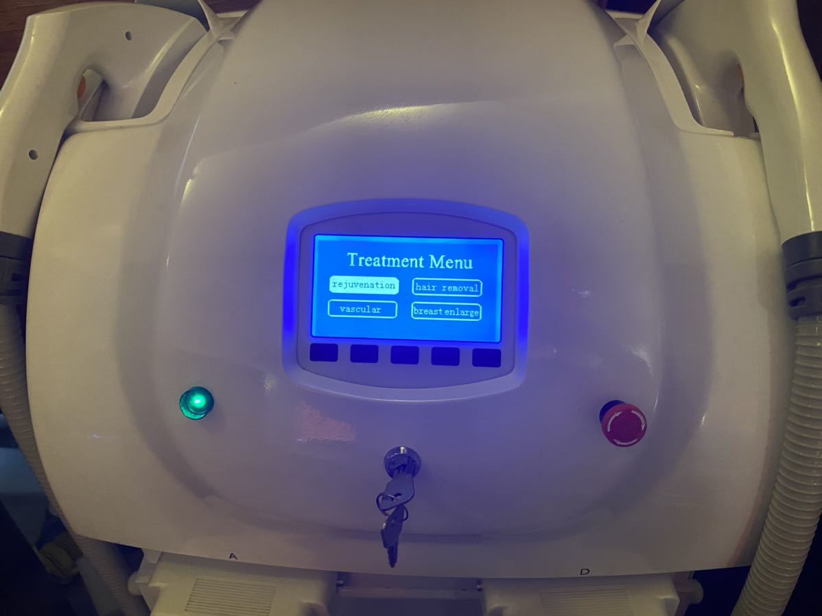 業務用脱毛器IPL光脱毛中古良品残多数あり。半導体水冷式 パワフル