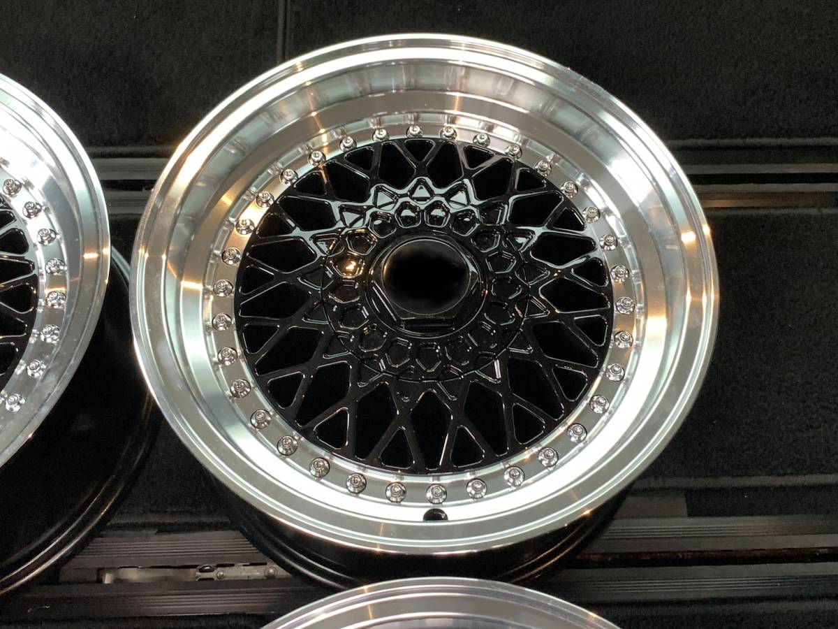 BBS 14インチ PCD100 訳アリ】BBS RSタイプ14インチ（14X6.5+15 PCD100/114-4Hマルチ