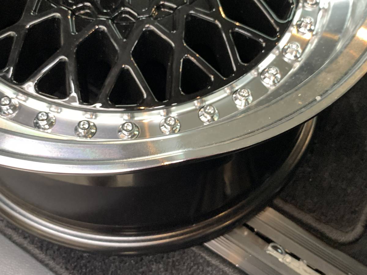 訳アリ】BBS RSタイプ14インチ（14X6.5+15 PCD100/114-4Hマルチ 