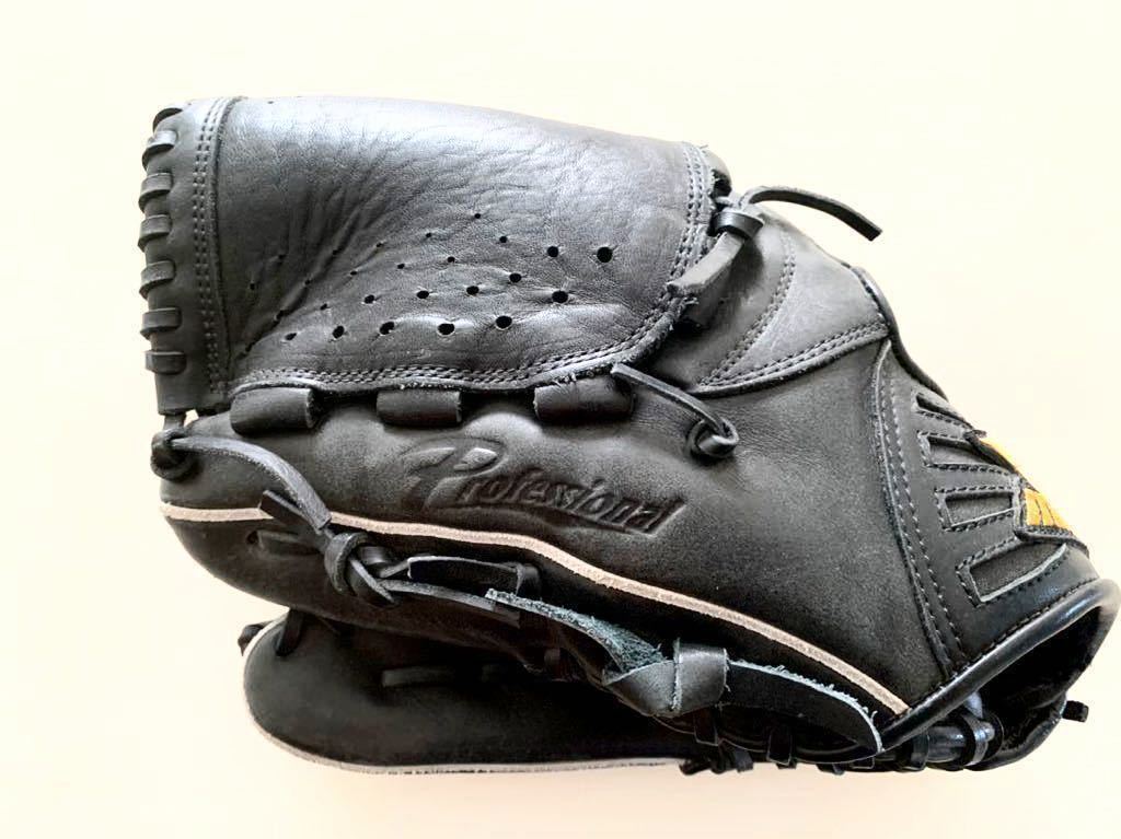 MIZUNO Professional DEERISH 左投げ用 グローブ ☆ ブラック 軟式
