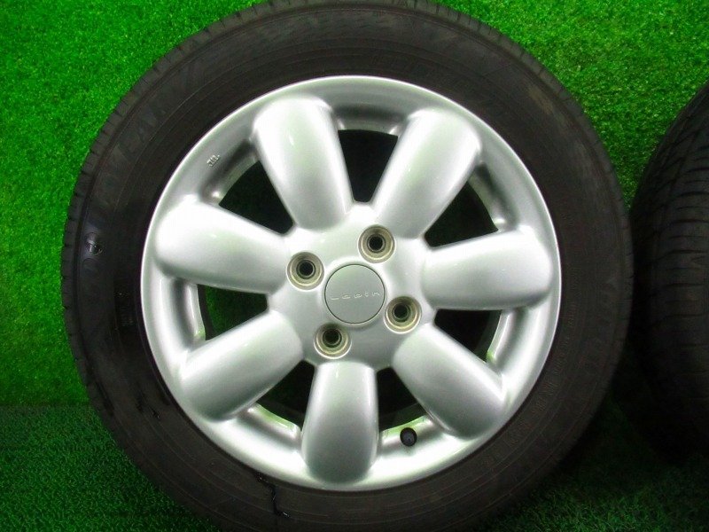 スズキ ラパン HE22S 純正 155/65R14 2020年製 8部山 14×4.5J +45 PCD100 4穴 GOOD YEAR ラパン HE22S スズキ 14×4.5J アルミ タイヤ付