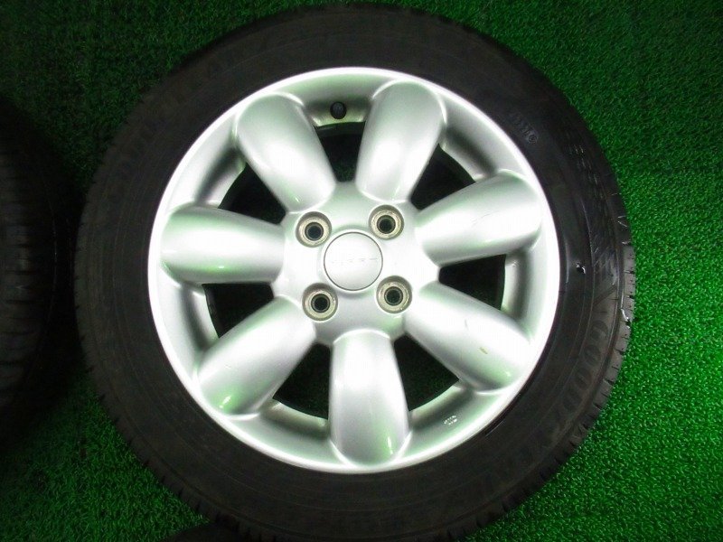 スズキ ラパン HE22S 純正 155/65R14 2020年製 8部山 14×4.5J +45 PCD100 4穴 GOOD YEAR ラパン HE22S スズキ 14×4.5J アルミ タイヤ付