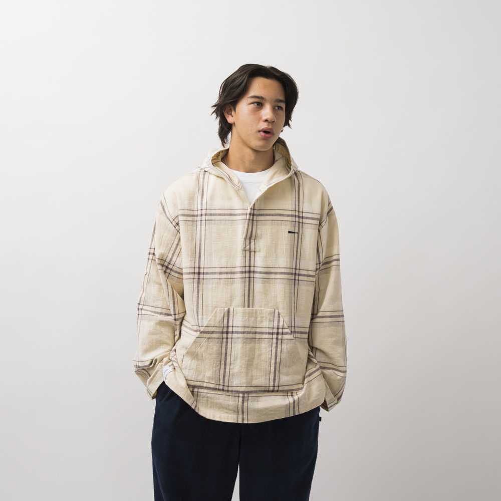 DESCENDANT フード チェックシャツ ディセンダント WTAPS DESCENDANT ディセンダント フード付きチェックシャツ ディセンダント