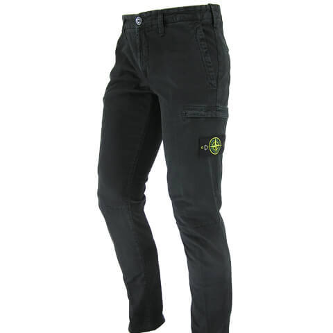 ストーンアイランド　STONE ISLAND　カーゴパンツ　ブラック　W33　未使用品　 STONE カーゴパンツ ストーンアイランド カーゴ 希少 楽天