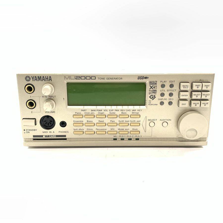 YAMAHA MU2000 トーンジェネレーター 音源モジュール レア！ YAMAHA MU2000 音源モジュール☆現状品 YAMAHA MU2000 音源モジュール