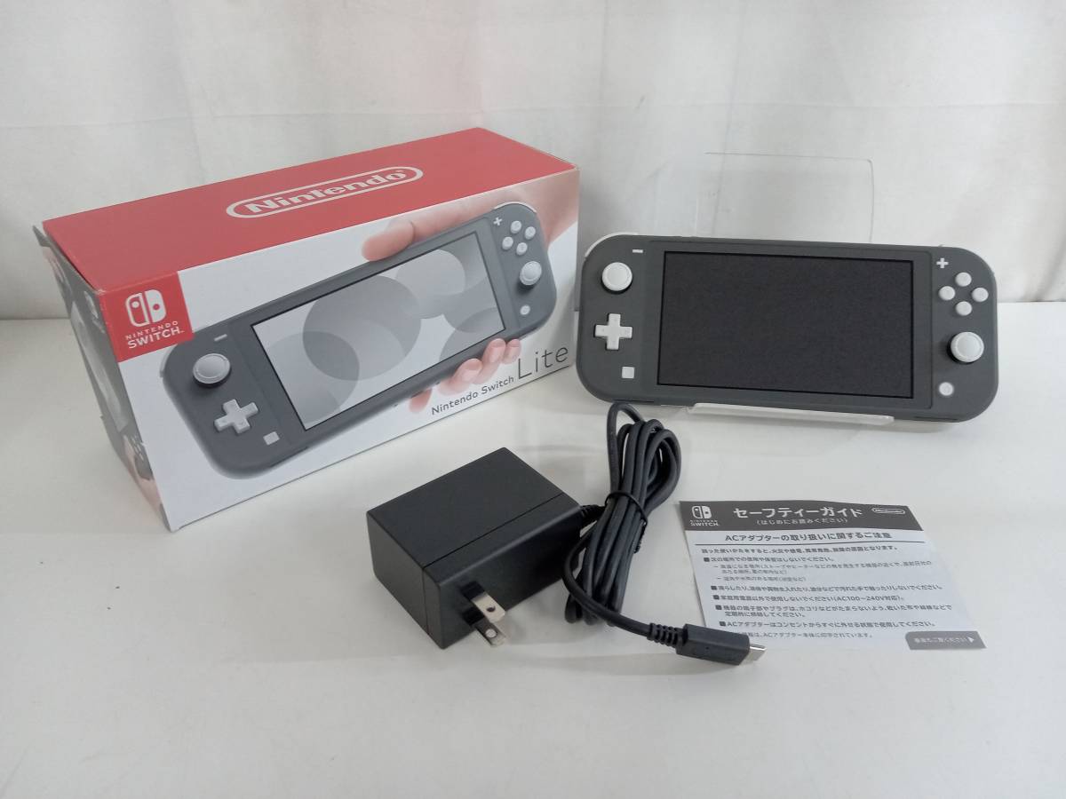 ジャンク 【わけあり】Switch Lite ブラック グレー 訳ありジャンク品