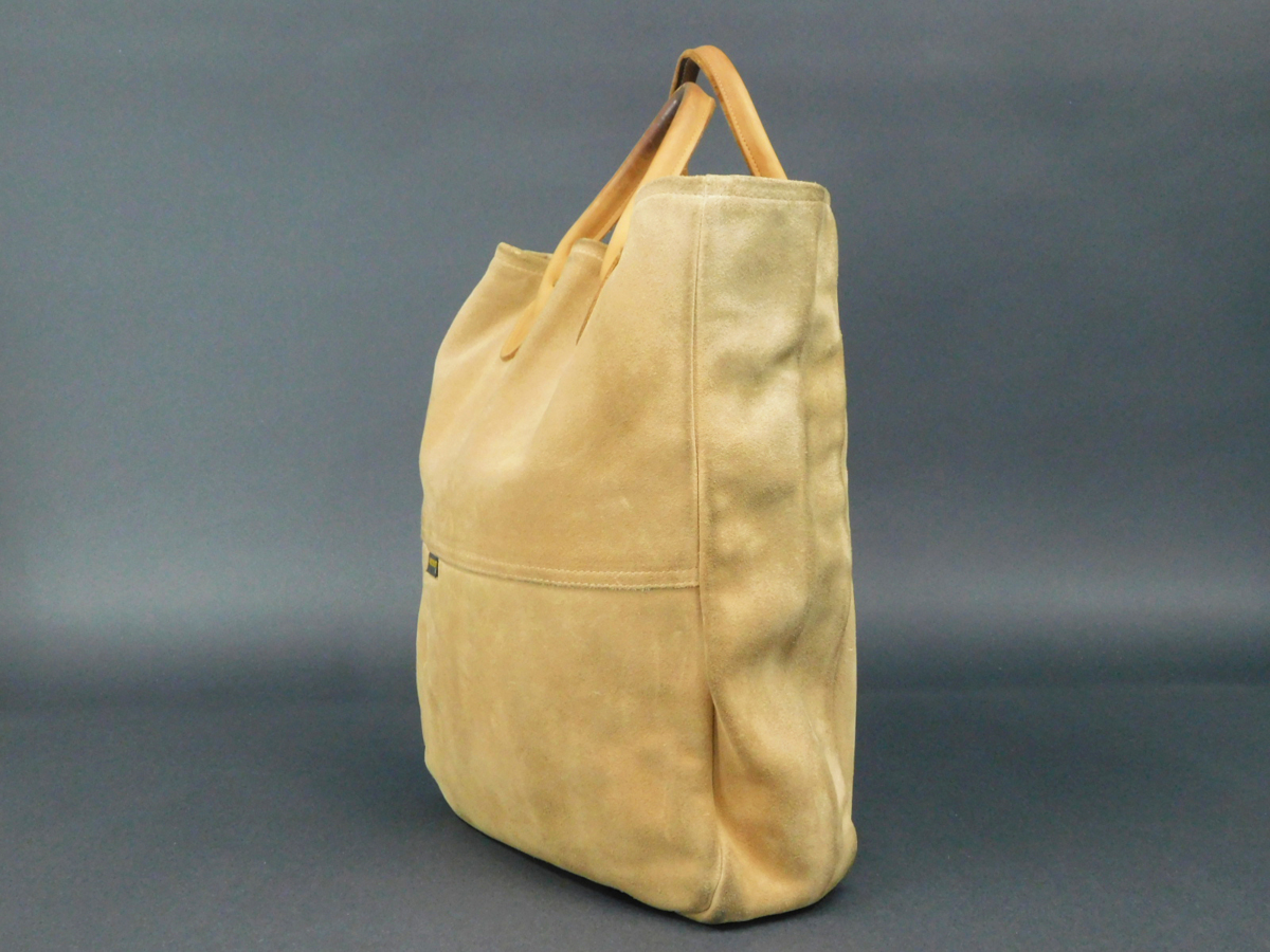 90's VANSON バンソン トートバッグ スエード A4可 ベージュ 【公式通販】